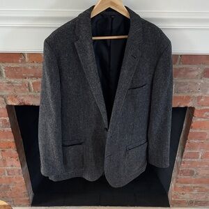 J. Crew Charcoal Tweed Blazer